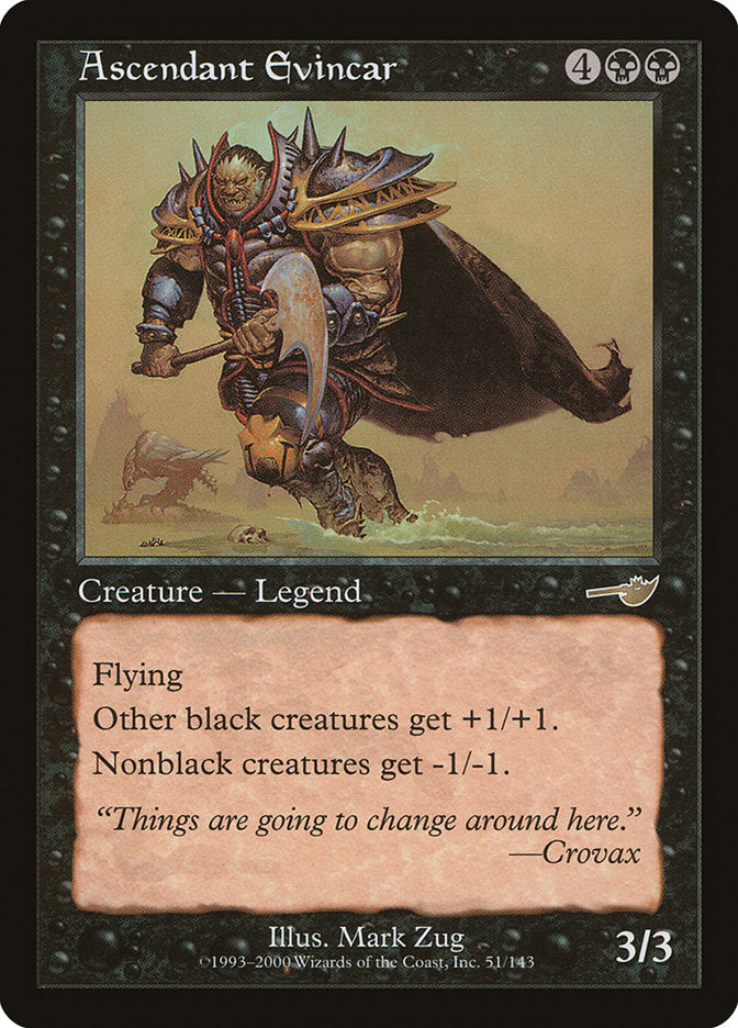 Ascendant Evincar [Nemesis] Magic: The Gathering
