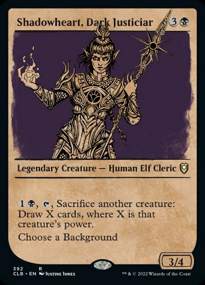 Shadowheart, Dark Justiciar (Showcase) [Commander Legends: Battle for Baldur's Gate] Magic: The Gathering