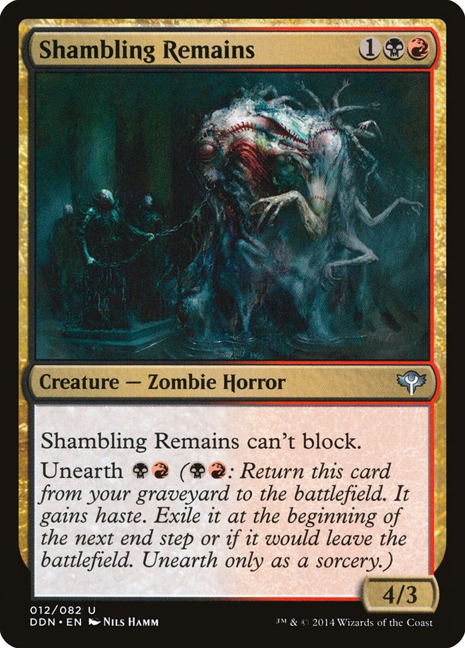 Shambling Remains [Duel Decks: Speed vs. Cunning] Magic: The Gathering