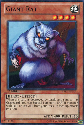 Giant Rat [YS12-EN017] Common Yu-Gi-Oh!