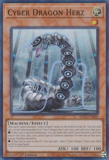 Cyber Dragon Herz [SDCS-EN009] Super Rare Yu-Gi-Oh!