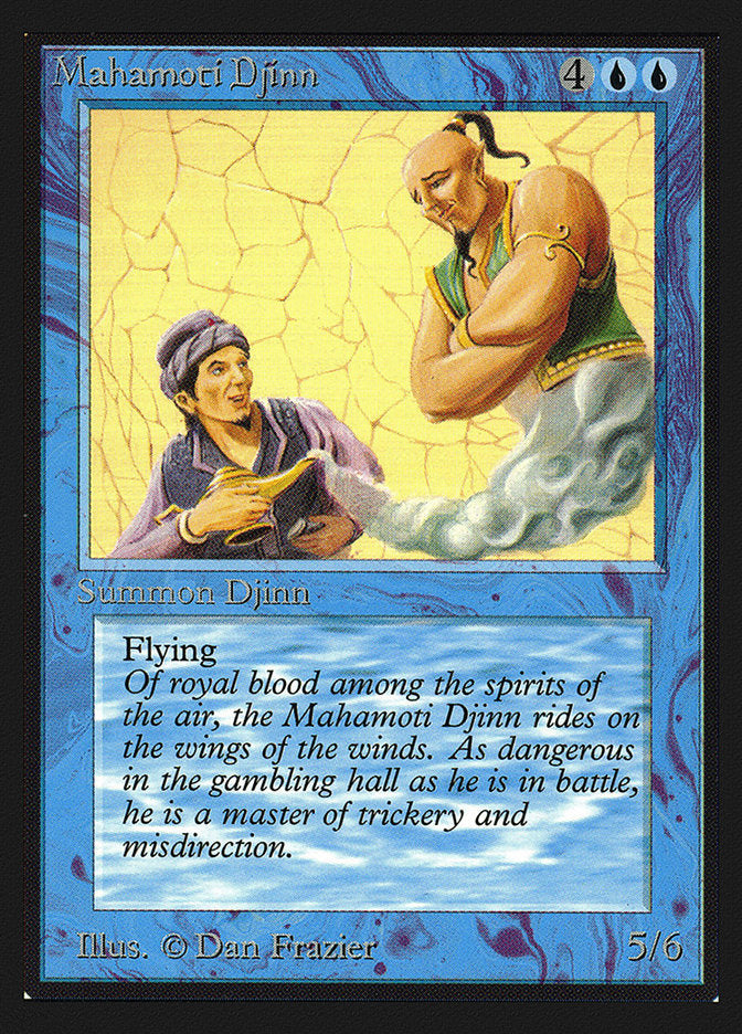 Mahamoti Djinn [International Collectors' Edition] Magic: The Gathering