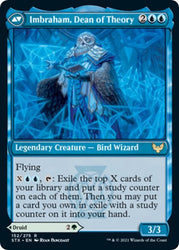 Kianne, Dean of Substance // Imbraham, Dean of Theory [Strixhaven: School of Mages Prerelease Promos] Magic: The Gathering