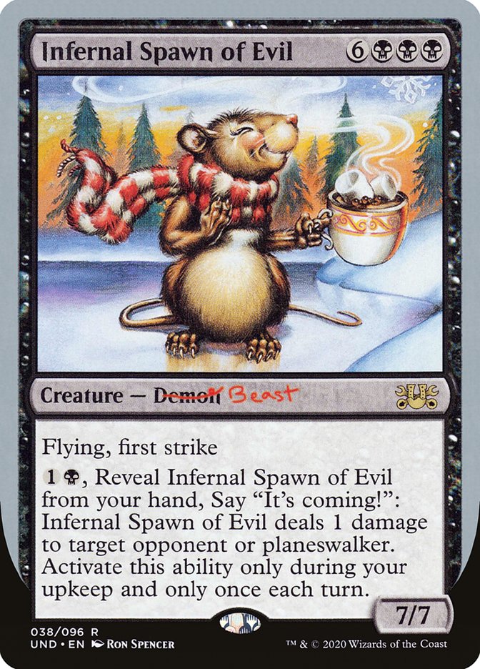 Infernal Spawn of Evil [Unsanctioned] Magic: The Gathering