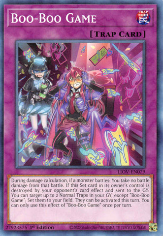Boo-Boo Game [LIOV-EN079] Common Yu-Gi-Oh!