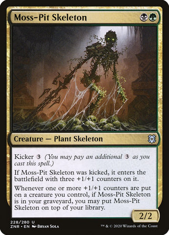 Moss-Pit Skeleton [Zendikar Rising] Magic: The Gathering