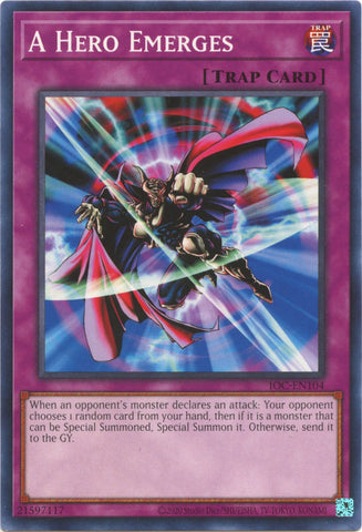 A Hero Emerges (25th Anniversary) [IOC-EN104] Common Yu-Gi-Oh!