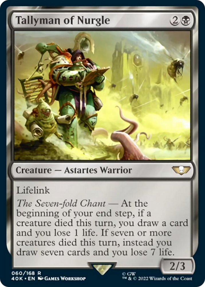 Tallyman of Nurgle [Warhammer 40,000] Magic: The Gathering