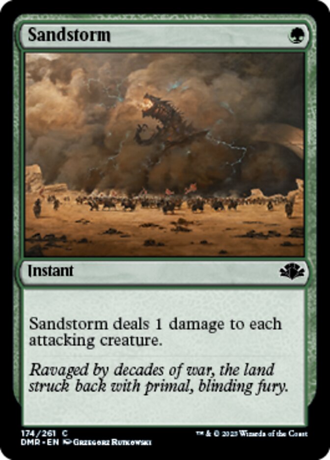 Sandstorm [Dominaria Remastered] Magic: The Gathering