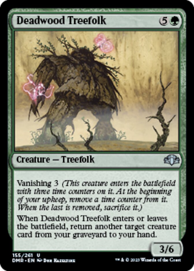 Deadwood Treefolk [Dominaria Remastered] Magic: The Gathering