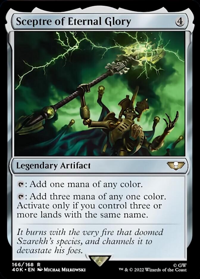 Sceptre of Eternal Glory (Surge Foil) [Warhammer 40,000] Magic: The Gathering