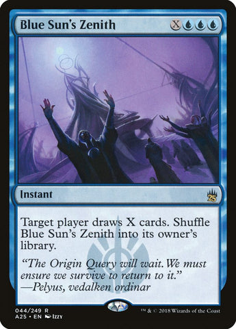 Blue Sun's Zenith [Masters 25] Magic: The Gathering
