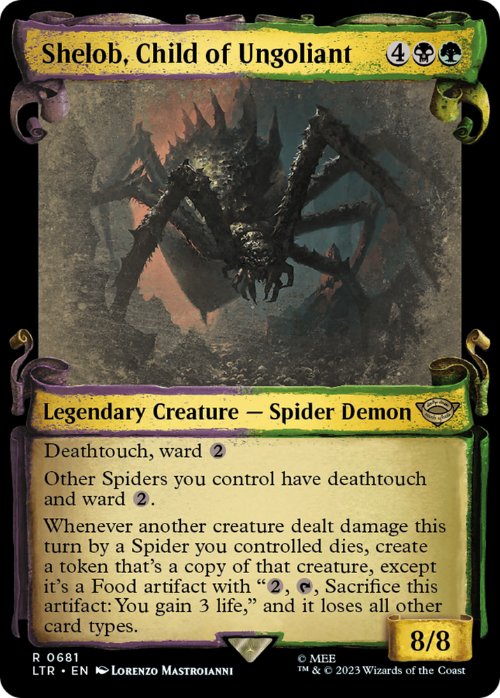 Shelob, Child of Ungoliant [The Lord of the Rings: Tales of Middle-Earth Showcase Scrolls] Magic: The Gathering