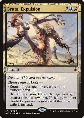 Brutal Expulsion [Battle for Zendikar] Magic: The Gathering
