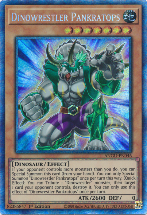 Dinowrestler Pankratops (Collector's Rare) [ANGU-EN046] Collector's Rare Yu-Gi-Oh!
