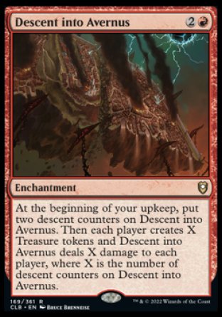 Descent into Avernus [Commander Legends: Battle for Baldur's Gate] Magic: The Gathering