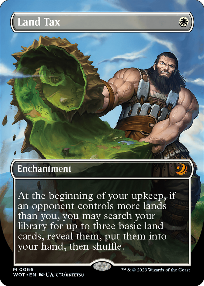 Land Tax (Anime Borderless) [Wilds of Eldraine: Enchanting Tales] Magic: The Gathering