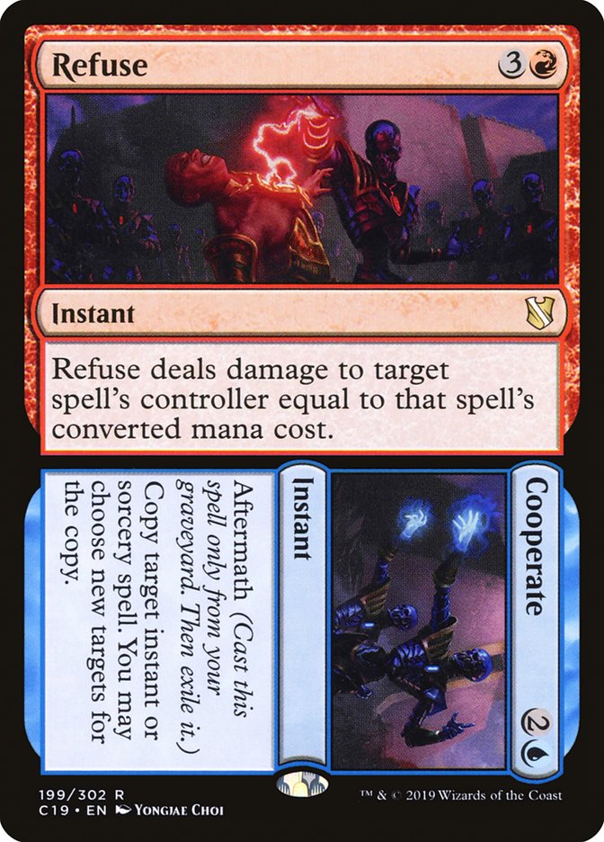 Refuse // Cooperate [Commander 2019] Magic: The Gathering