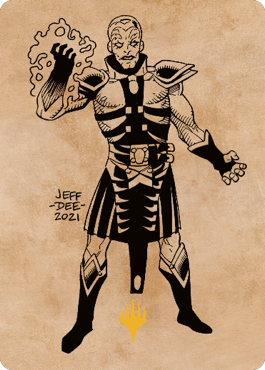 Jon Irenicus, Shattered One Art Card (67) (Gold-Stamped) [Commander Legends: Battle for Baldur's Gate Art Series] Magic: The Gathering