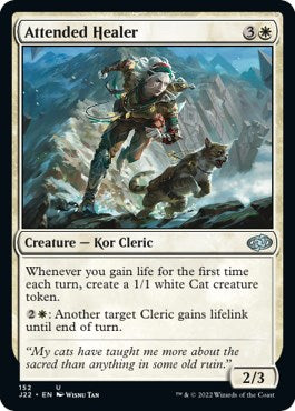 Attended Healer [Jumpstart 2022] Magic: The Gathering