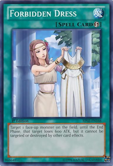 Forbidden Dress [BP02-EN168] Common Yu-Gi-Oh!
