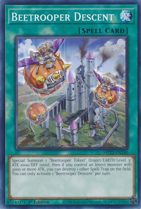 Beetrooper Descent [MP22-EN240] Common Yu-Gi-Oh!