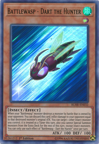 Battlewasp - Dart the Hunter [BLHR-EN032] Ultra Rare Yu-Gi-Oh!