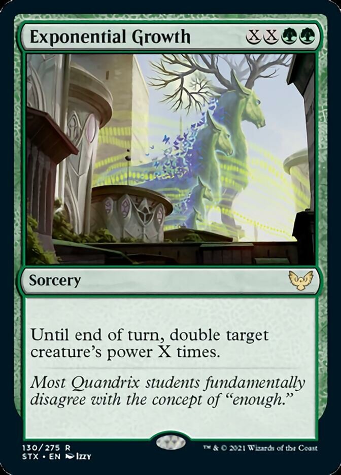 Exponential Growth [Strixhaven: School of Mages] Magic: The Gathering