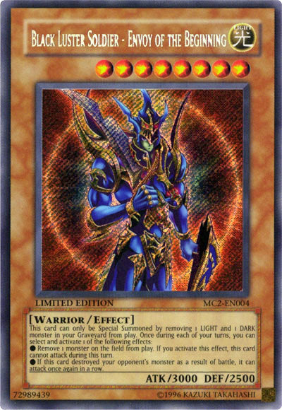 Black Luster Soldier - Envoy of the Beginning [MC2-EN004] Secret Rare Yu-Gi-Oh!