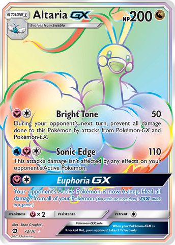 Altaria GX (72/70) [Sun & Moon: Dragon Majesty] Pokémon