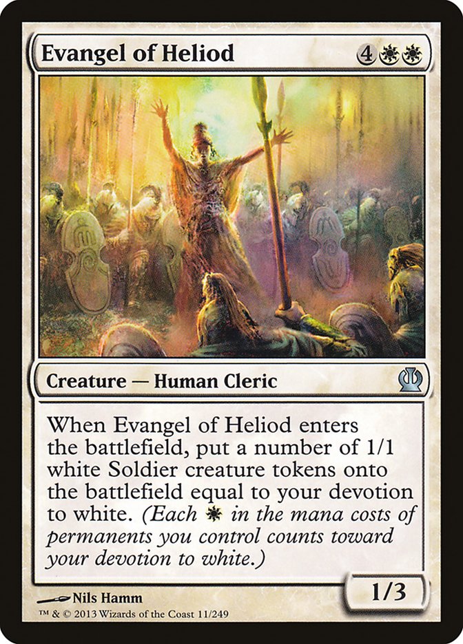 Evangel of Heliod [Theros] Magic: The Gathering
