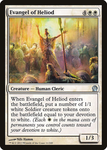 Evangel of Heliod [Theros] Magic: The Gathering