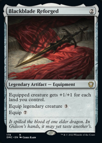 Blackblade Reforged [Dominaria United Commander] Magic: The Gathering