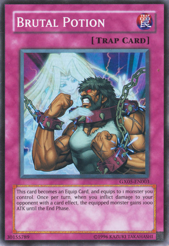 Brutal Potion [GX05-EN003] Super Rare Yu-Gi-Oh!