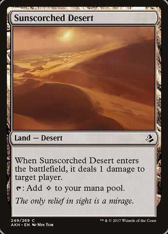 Sunscorched Desert [Amonkhet] Magic: The Gathering