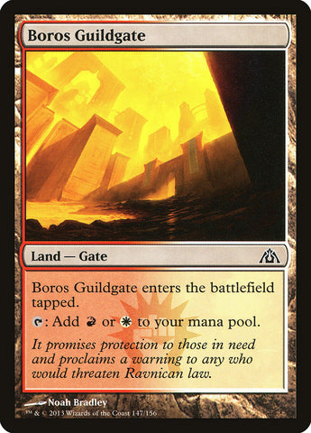 Boros Guildgate [Dragon's Maze] Magic: The Gathering