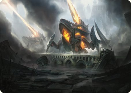 Skitterbeam Battalion Art Card [The Brothers' War Art Series] Magic: The Gathering
