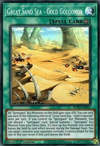 Great Sand Sea - Gold Golgonda [BLVO-EN055] Super Rare Yu-Gi-Oh!
