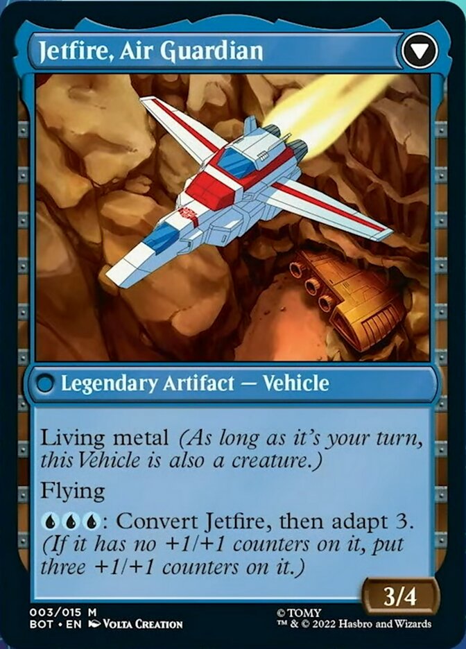 Jetfire, Ingenious Scientist // Jetfire, Air Guardian [Transformers] Magic: The Gathering