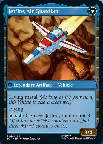 Jetfire, Ingenious Scientist // Jetfire, Air Guardian [Transformers] Magic: The Gathering