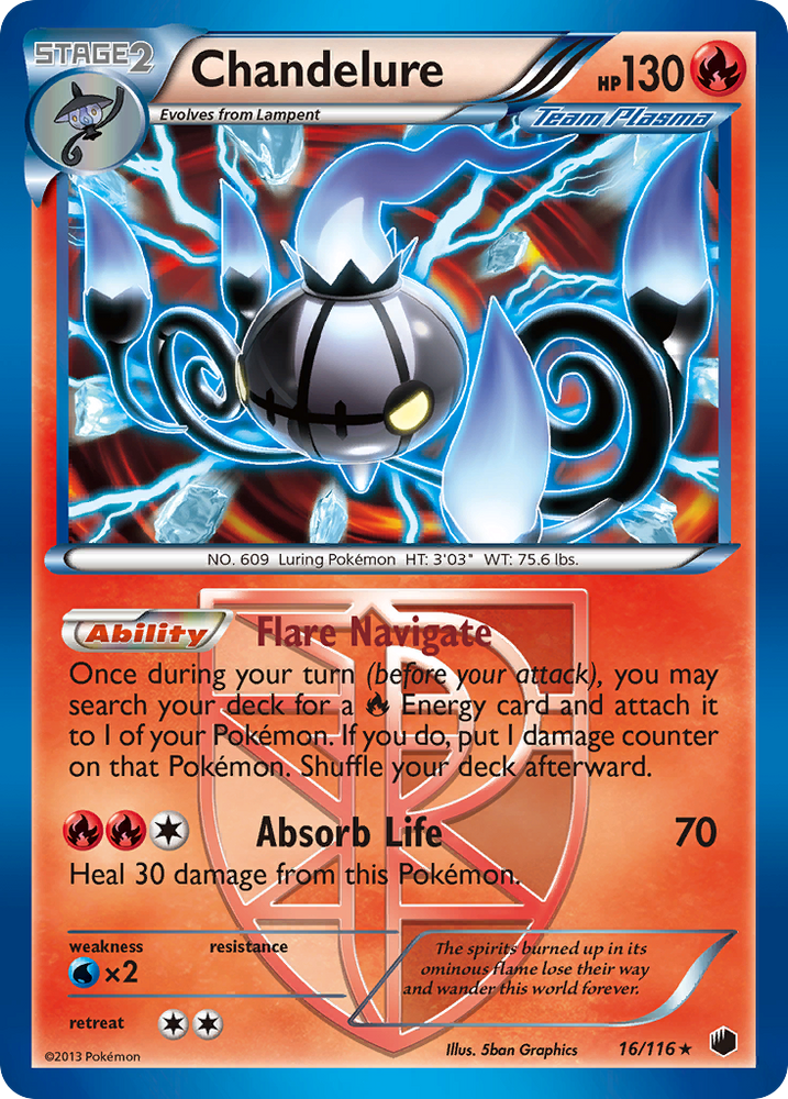 Chandelure (16/116) [Black & White: Plasma Freeze] Pokémon