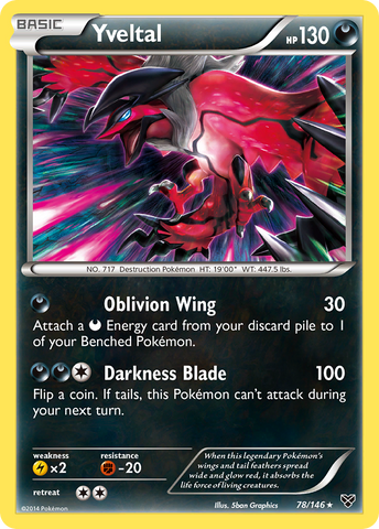 Yveltal (78/146) [XY: Base Set] Pokémon