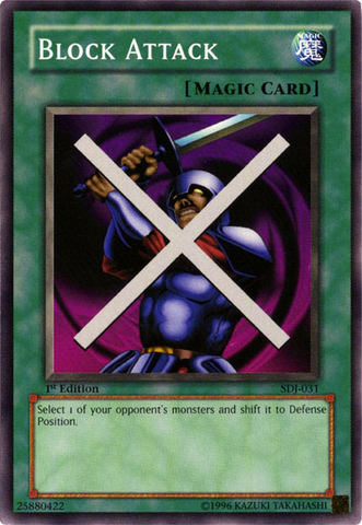Block Attack [SDJ-031] Common Yu-Gi-Oh!
