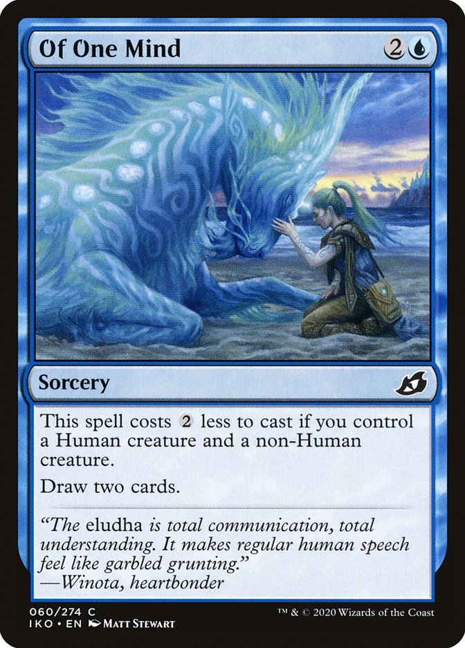 Of One Mind [Ikoria: Lair of Behemoths] Magic: The Gathering