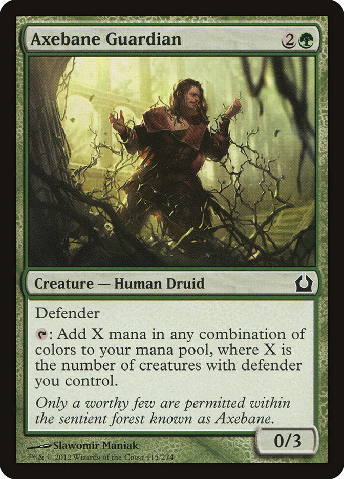 Axebane Guardian [Return to Ravnica] Magic: The Gathering