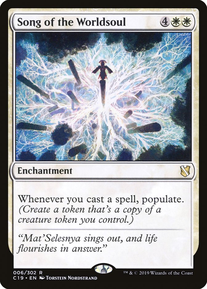 Song of the Worldsoul [Commander 2019] Magic: The Gathering