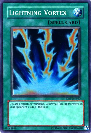 Lightning Vortex [DR3-EN160] Super Rare Yu-Gi-Oh!