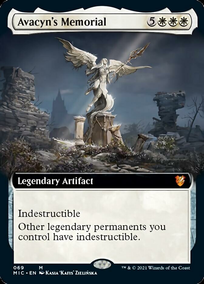 Avacyn's Memorial (Extended Art) [Innistrad: Midnight Hunt Commander] Magic: The Gathering