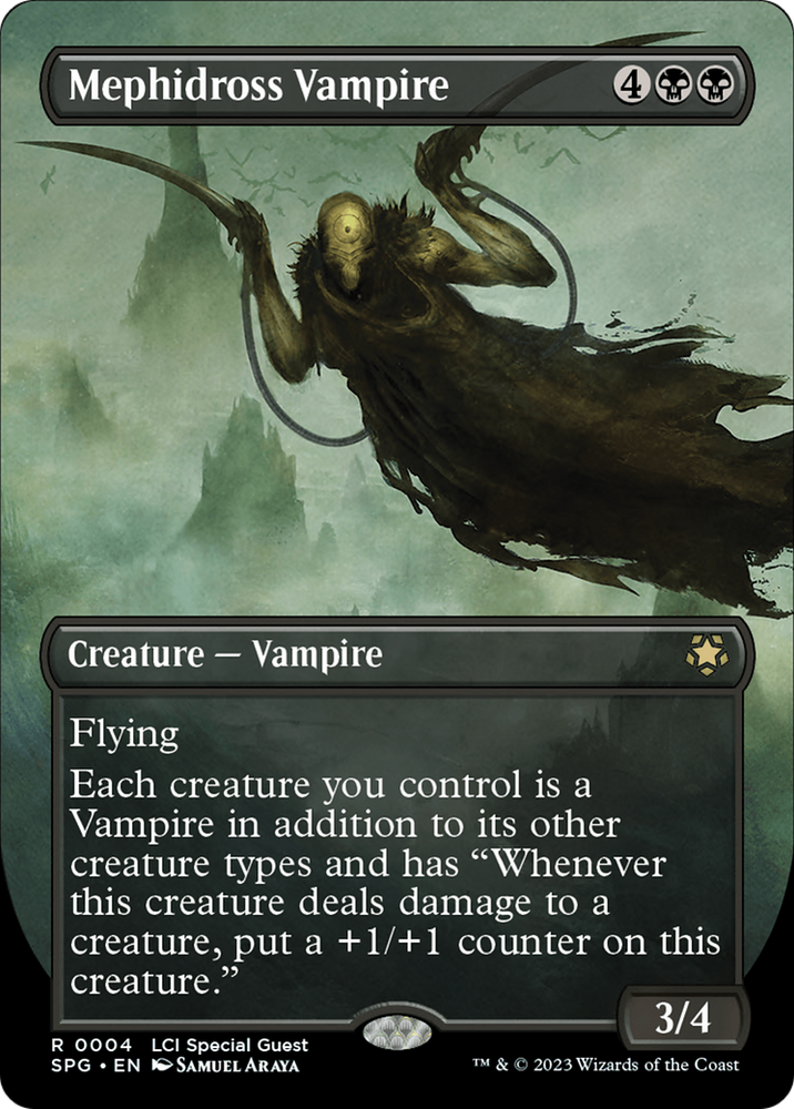 Mephidross Vampire (Borderless) [The Lost Caverns of Ixalan Special Guests] Magic: The Gathering