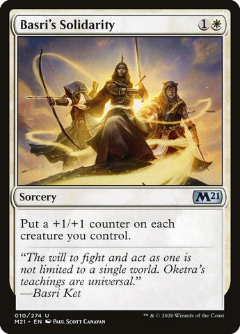 Basri's Solidarity [Core Set 2021] Magic: The Gathering